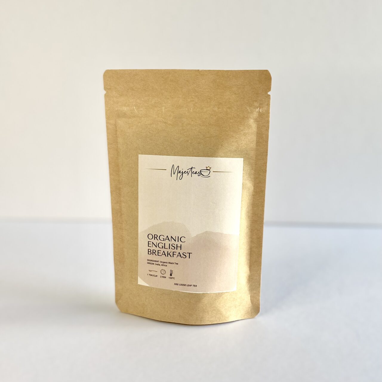 English Breakfast Organic Tea | Majesteas Australia English Breakfast Organic Tea - Image 3
