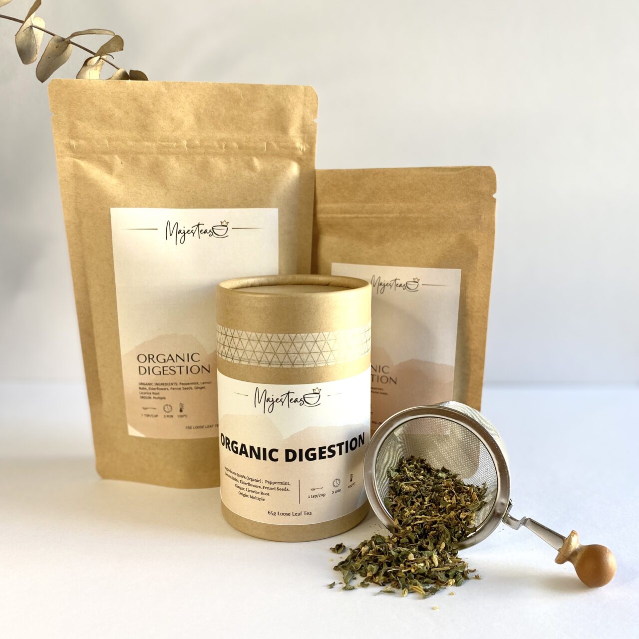 Digestion Organic Tea | Majesteas Australia Digestion Organic Tea - Image 2
