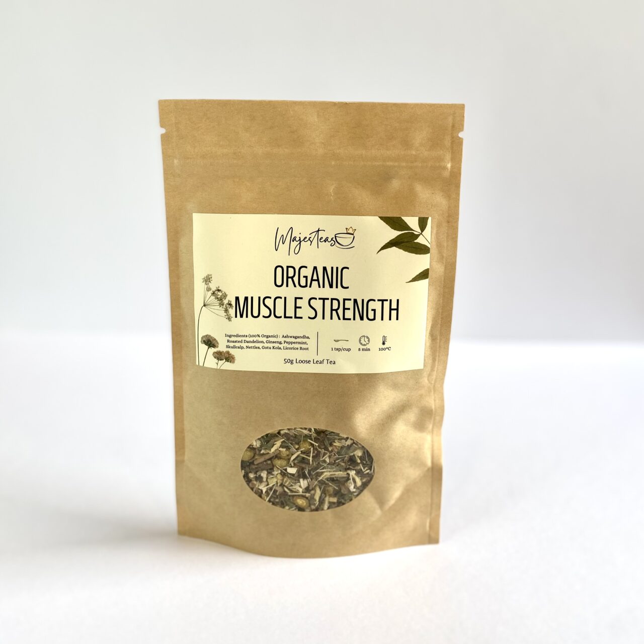 Muscle Strength Organic Tea - Majesteas Australia