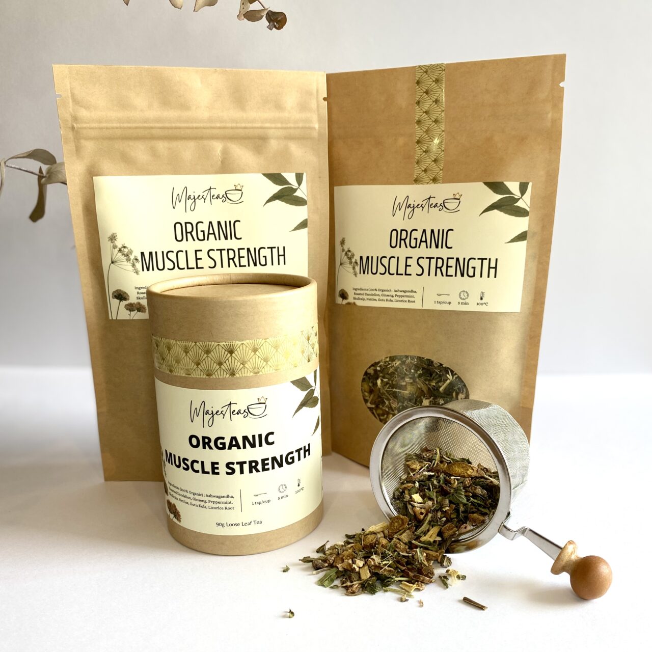 Muscle Strength Organic Tea - Majesteas Australia